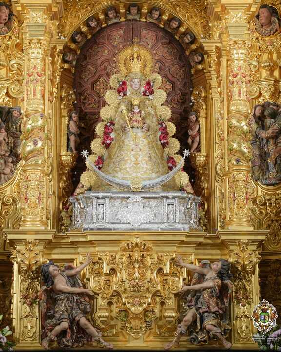 Virgen del Rocío. Fuente: Facebook Hdad Matriz de Ntra Sra del Rocío de Almonte