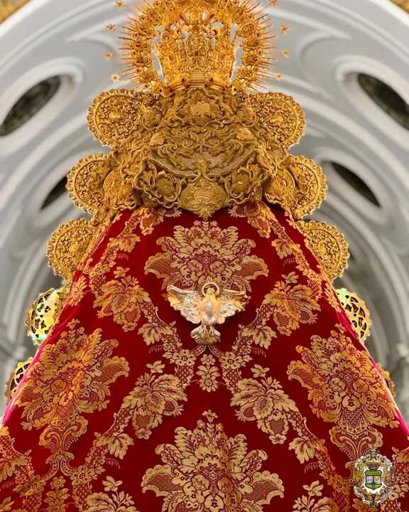 Virgen del Rocío. Fuente: Facebook Hdad Matriz de Ntra Sra del Rocío de Almonte
