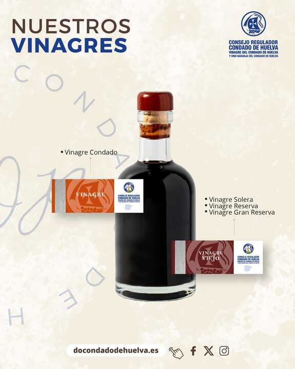 Vinagres con DOP Condado de Huelva