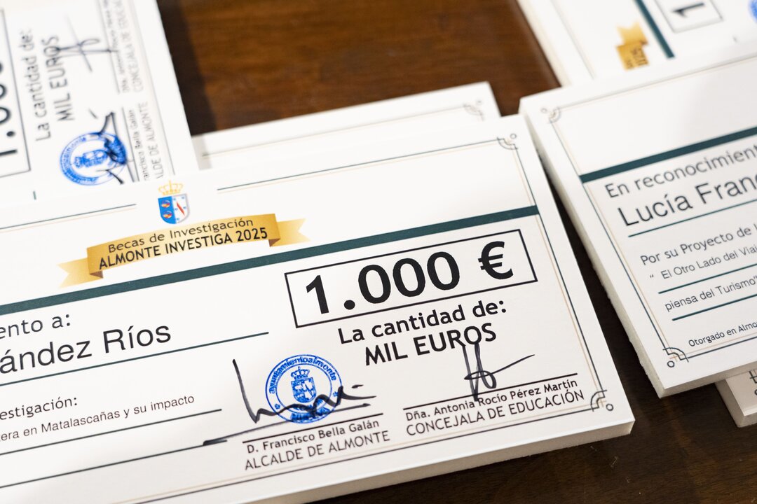 Becas de investigación en Almonte. Fuente: Ayto. Almonte