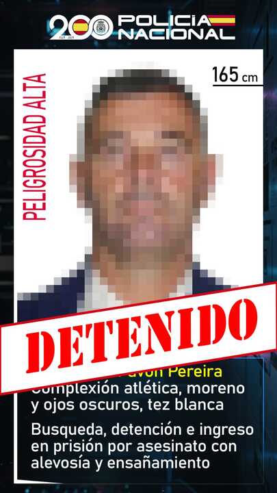 Detenido en Cartaya. Fuente: Policía Nacional