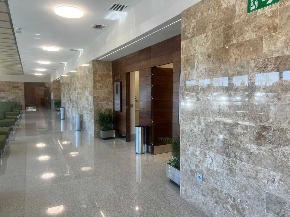 Imagen del tanatorio por dentro