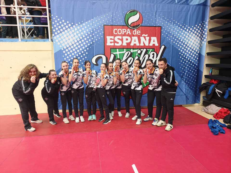 Voleibol de Almonte en el Campeonato de España. Fuente: Facebook Ayto. Almonte