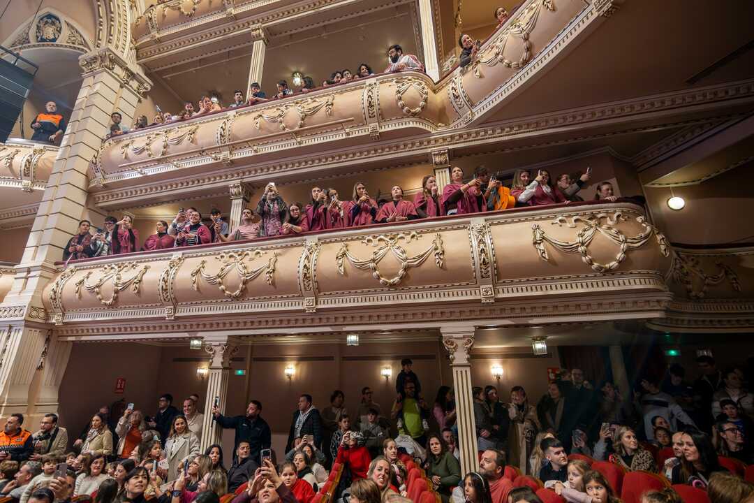 El Gran Teatro a rebosar de público