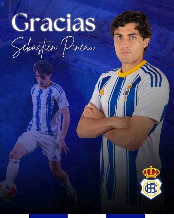 El Recreativo oficializa la marcha de Sebastian Pineau. Fuente: X Recreativo de Huelva