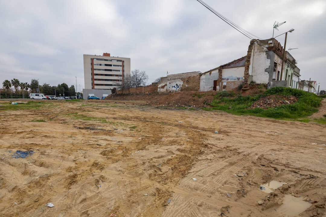Terrenos de la calle Cervantes. Fuente: Ayuntamiento de Huelva