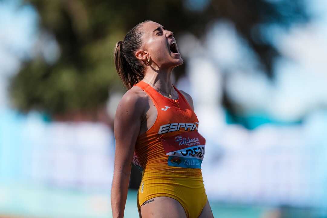 María Forero celebra con rabia su décimo cuarta posición