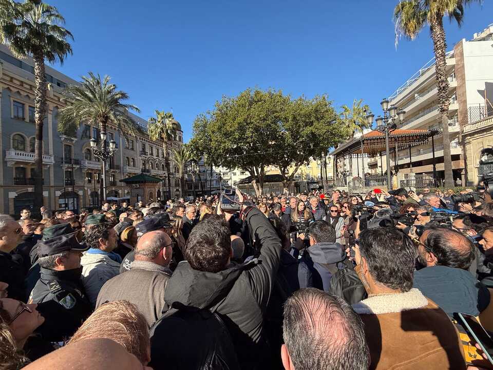 Concentración en la Plaza de las Monjas