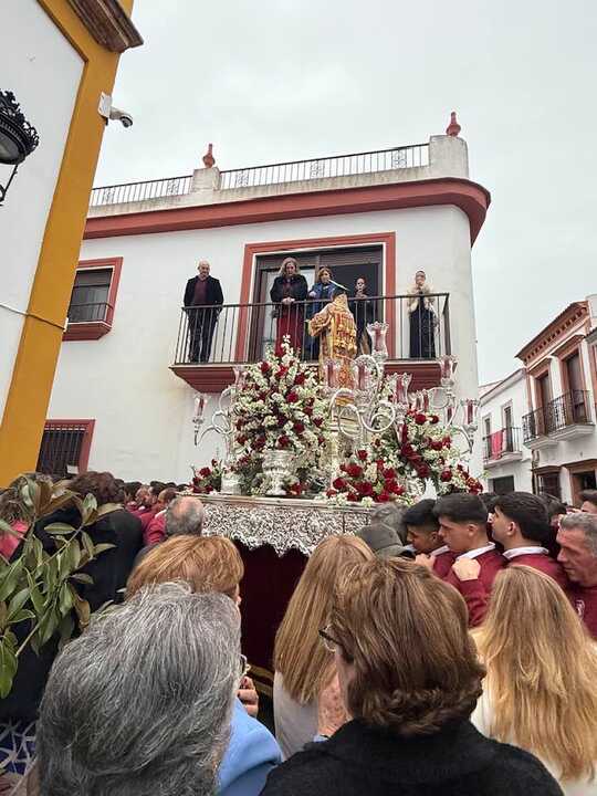 Procesión de San Vicente Mártir en Lucena del Puerto. Fuente: Facebook Ayto. Lucena
