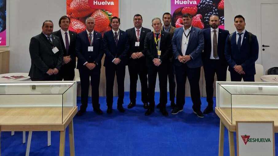Huelva está presente en Fruit Logistica 2026, en Berlín. Fuente: Freshuelva