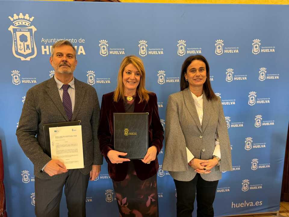Firma Convenio Clúster Hidrógeno Verde. Fuente: Ayto. Huelva