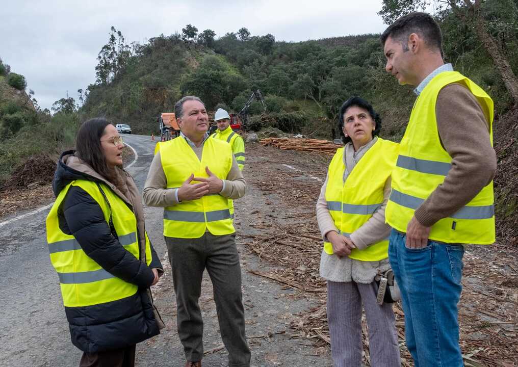 Carretera de Aroche. Fuente: Diputación de Huelva