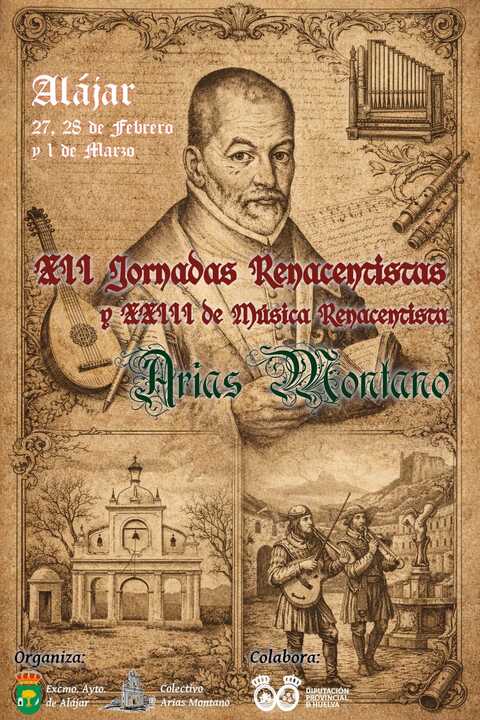 Cartel de las Jornadas Renacentistas de Alájar 2026