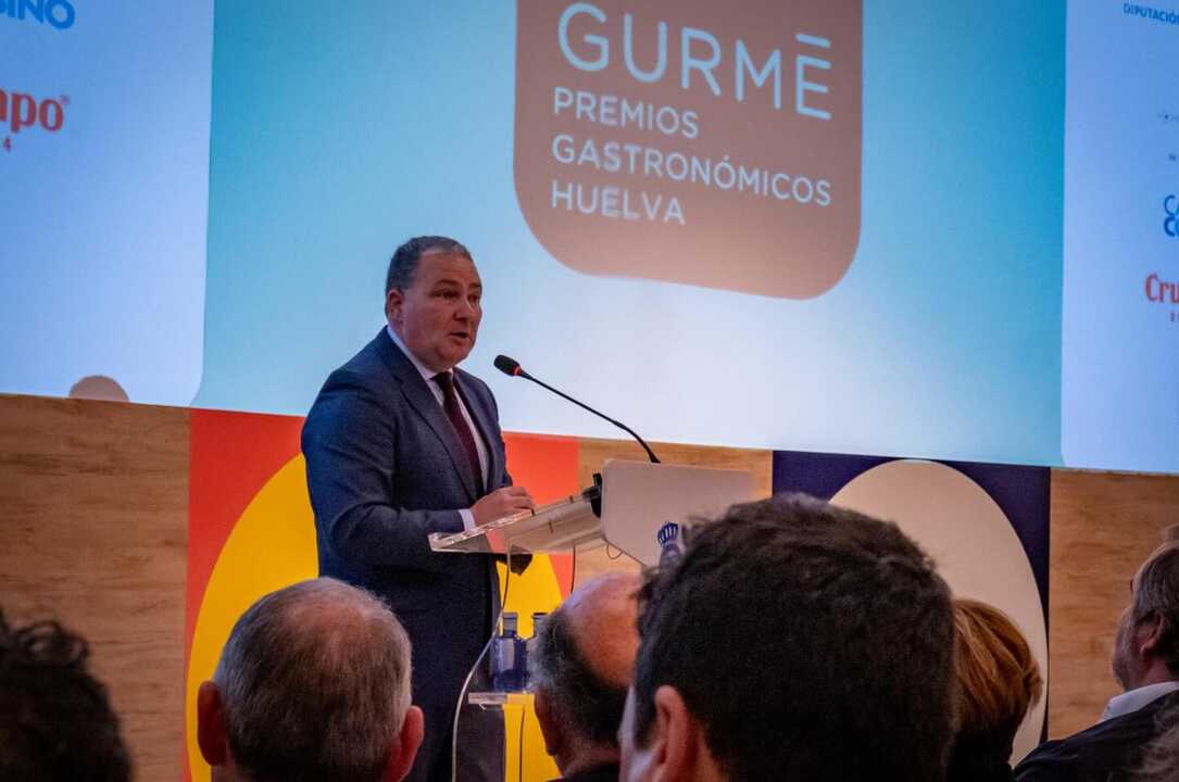 David Toscano en el evento. Fuente: Diputación de Huelva