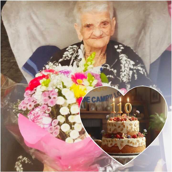 Isabel Maya Márquez cumple 110 años. Fuente: Facebook Ayto. El Campillo