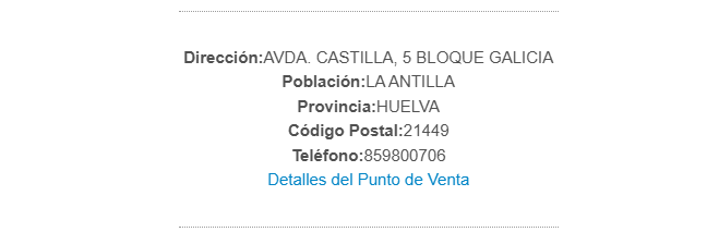 El primer premio de la Lotería Nacional cae en La Antilla. Fuente: Loterías y Apuestas del Estado