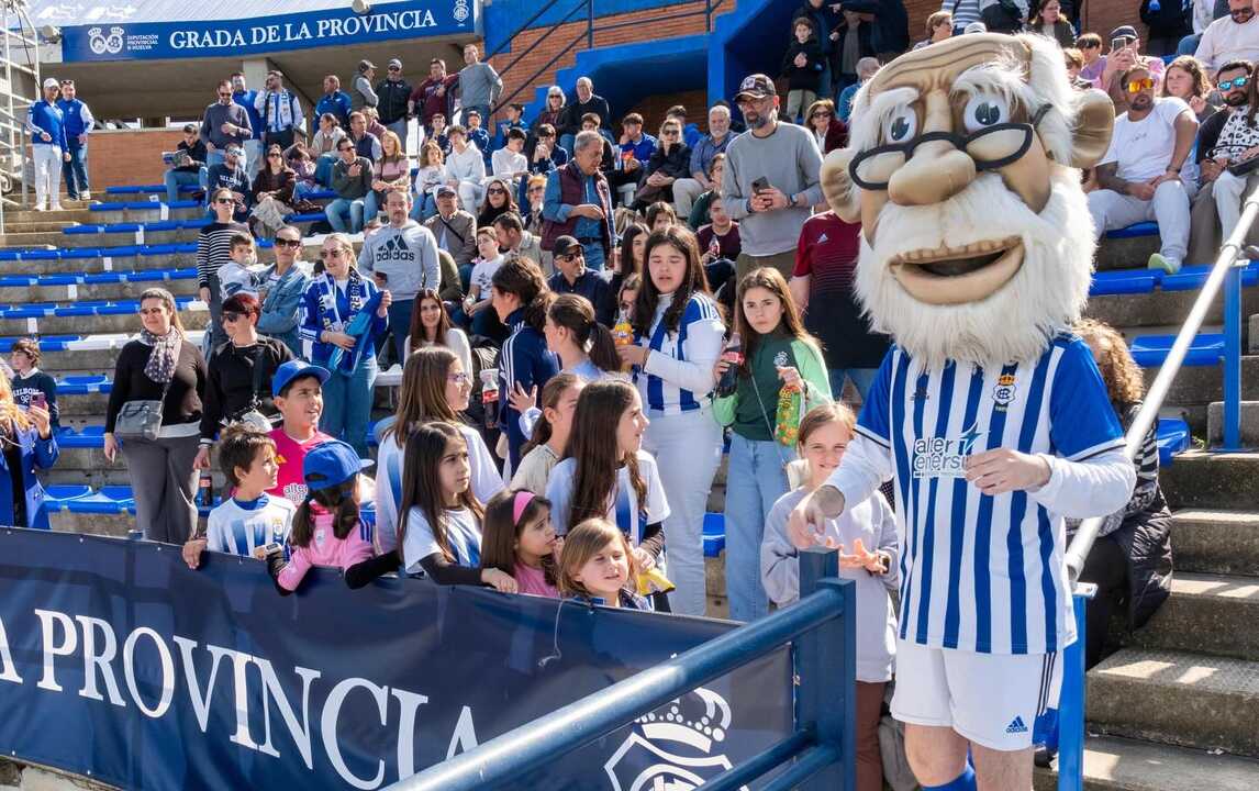 La Grada de la Provincia en el partido de ayer del Recreativo de Huelva. Fuente: Facebook Diputación Huelva