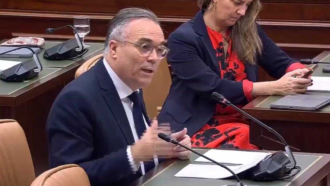 Manuel García Félix en la Comisión de Cultura del Congreso