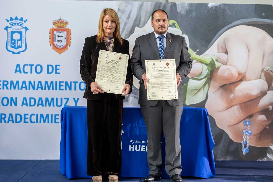 Hermanamiento entre Huelva y Adamuz. Fuente: Ayuntamiento de Huelva