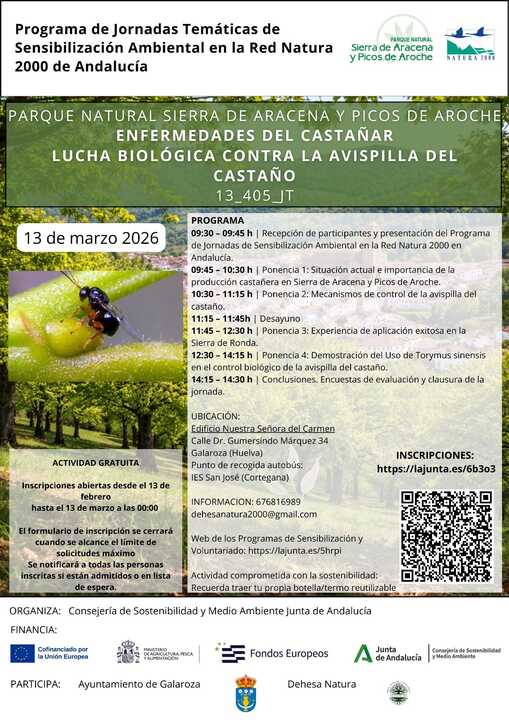 cartel jornada avispilla castaño