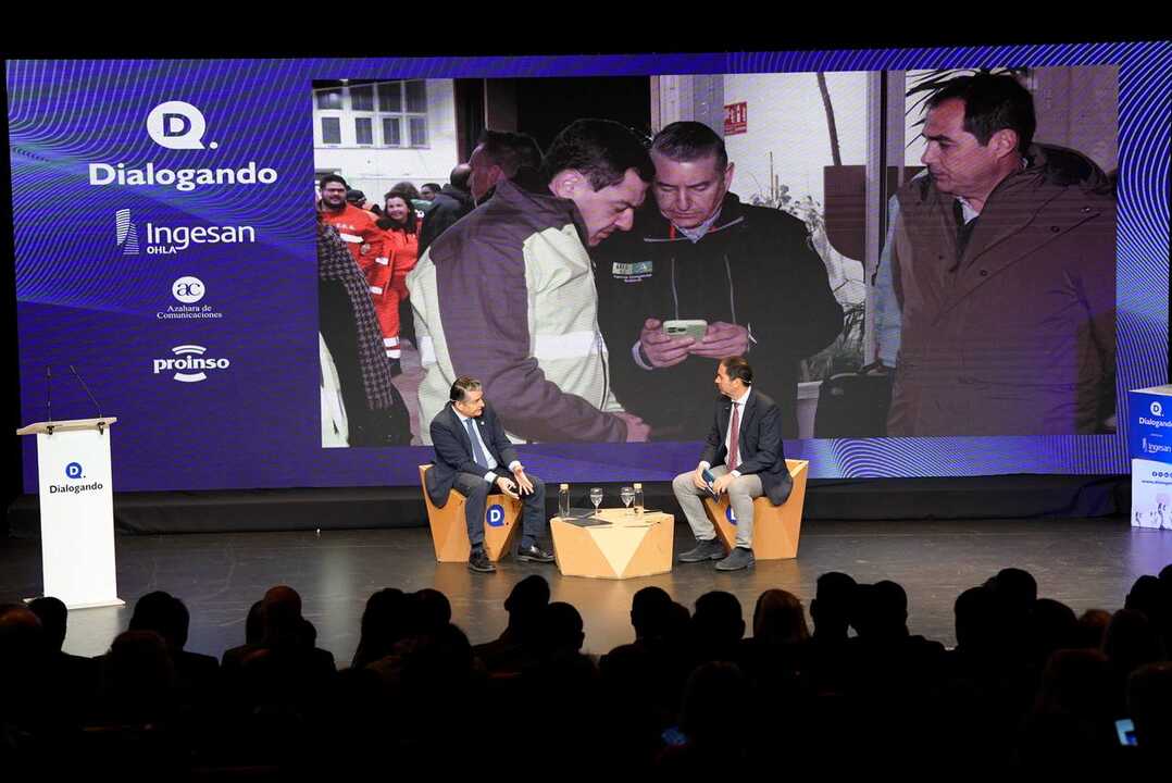 Antonio Sanz en Dialogando Huelva. Fuente: Facebook Dialogando Huelva