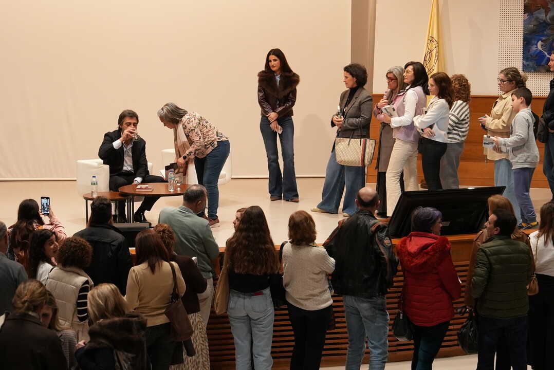 Juan del Val en la Universidad de Huelva. Fuente: Rafael Márquez.