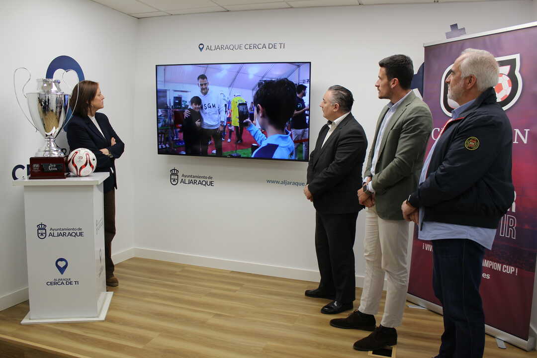 Presentación de la Costa de la Luz Champions Cup. Fuente: Ayuntamiento de Aljaraque.