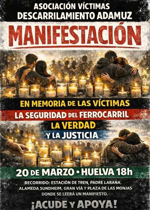 Manifestación Huelva viernes 20 de marzo