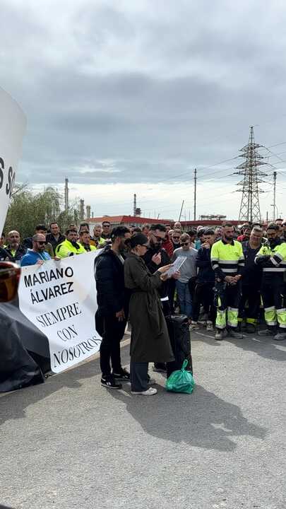 Manifestación por Mariano frente a Naturgy