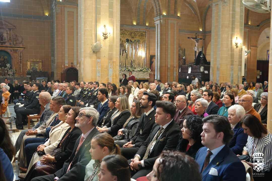 Imagen de la parroquia durante la misa en honor de San José