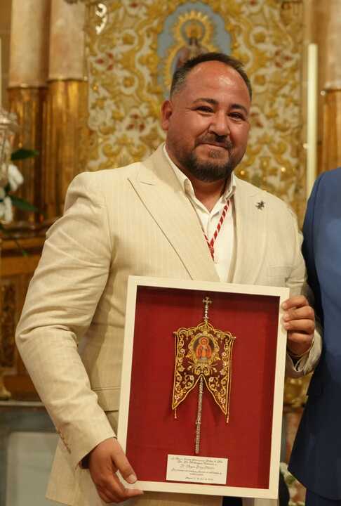 Sergio Díaz Blanco, autor del cartel. Fuente: Ayuntamiento de Moguer