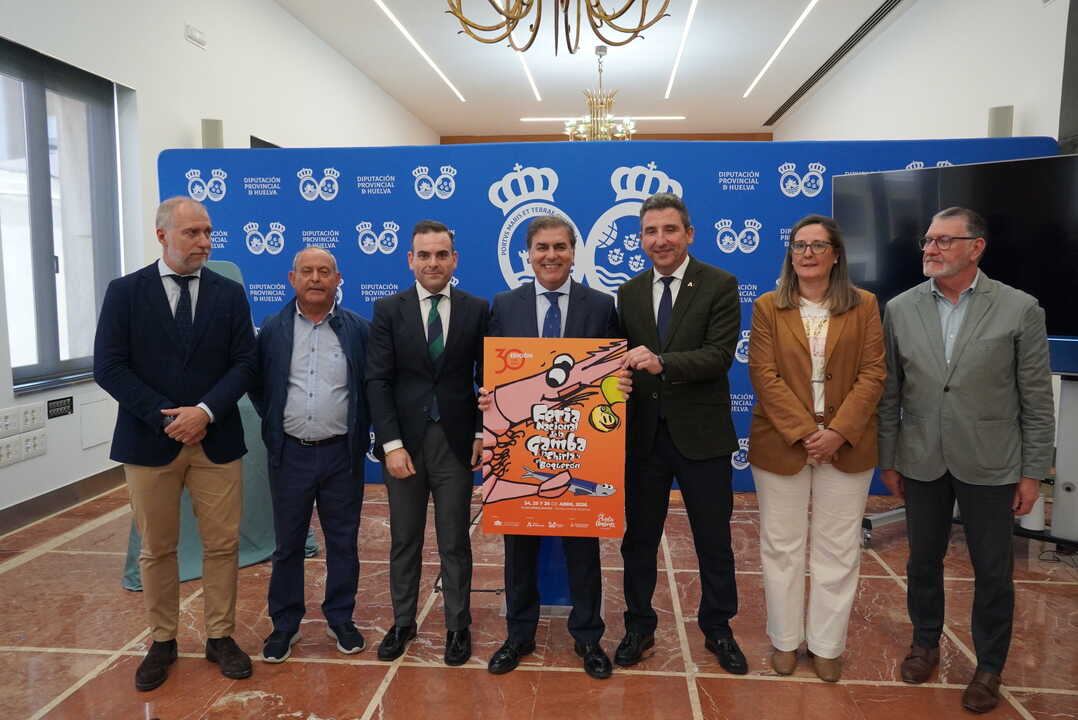 Presentación de la Feria de la Gamba, la Chirla y el Boquerón. Fuente: Ayuntamiento de Punta Umbría