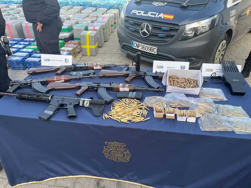 Policía Nacional incauta el mayor alijo de cocaína intervenido hasta el momento en las costas de Huelva