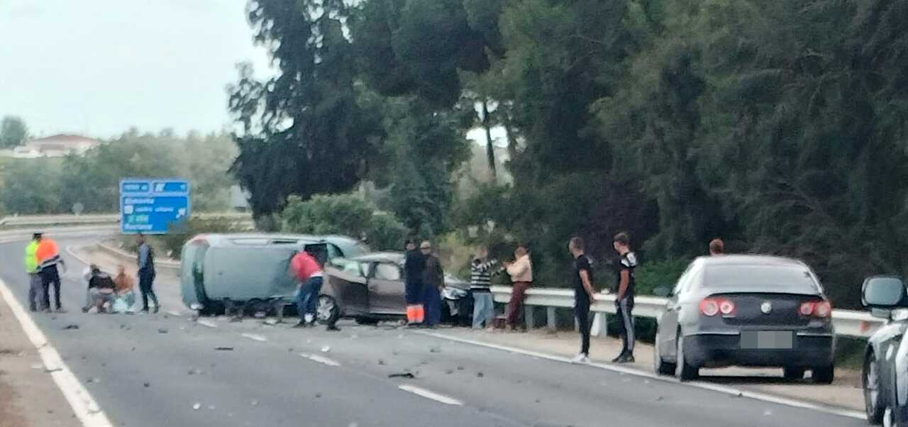 Coches implicados en el accidente