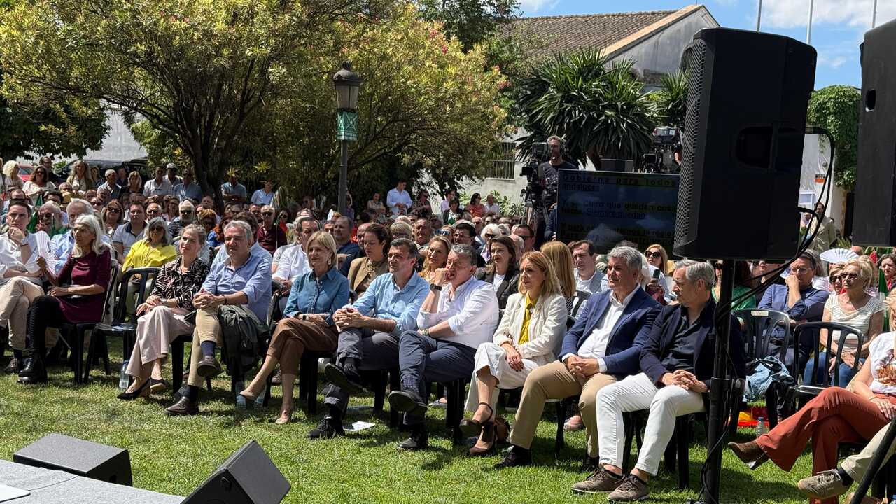 Mitin celebrado en Jerez de la Frontera