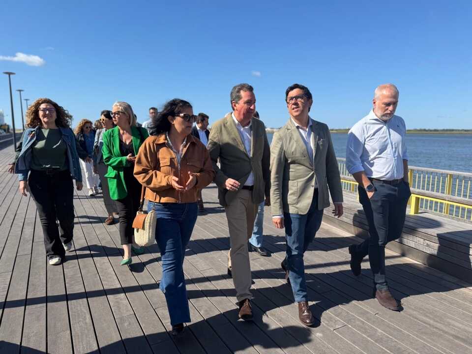 Manuel Andrés González en Ayamonte. Fuente: PP Huelva