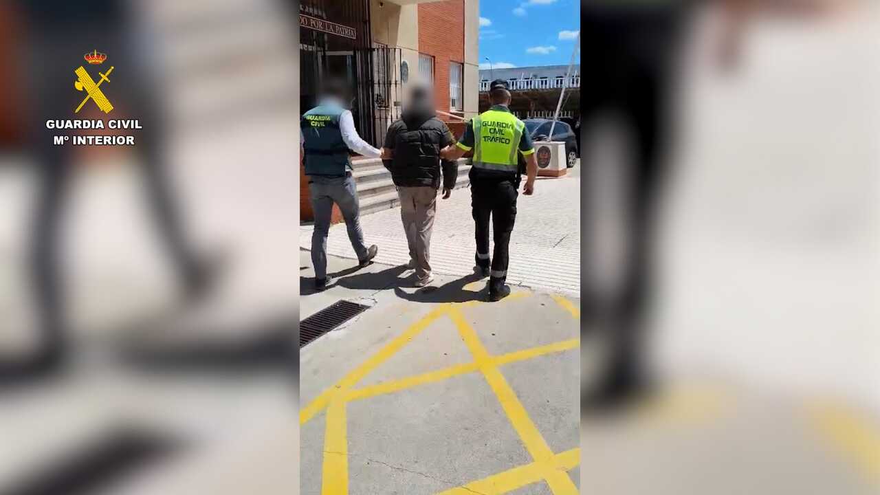 Hombre detenido tras un atropello en Moguer. 
Fuente: Guardia Civil