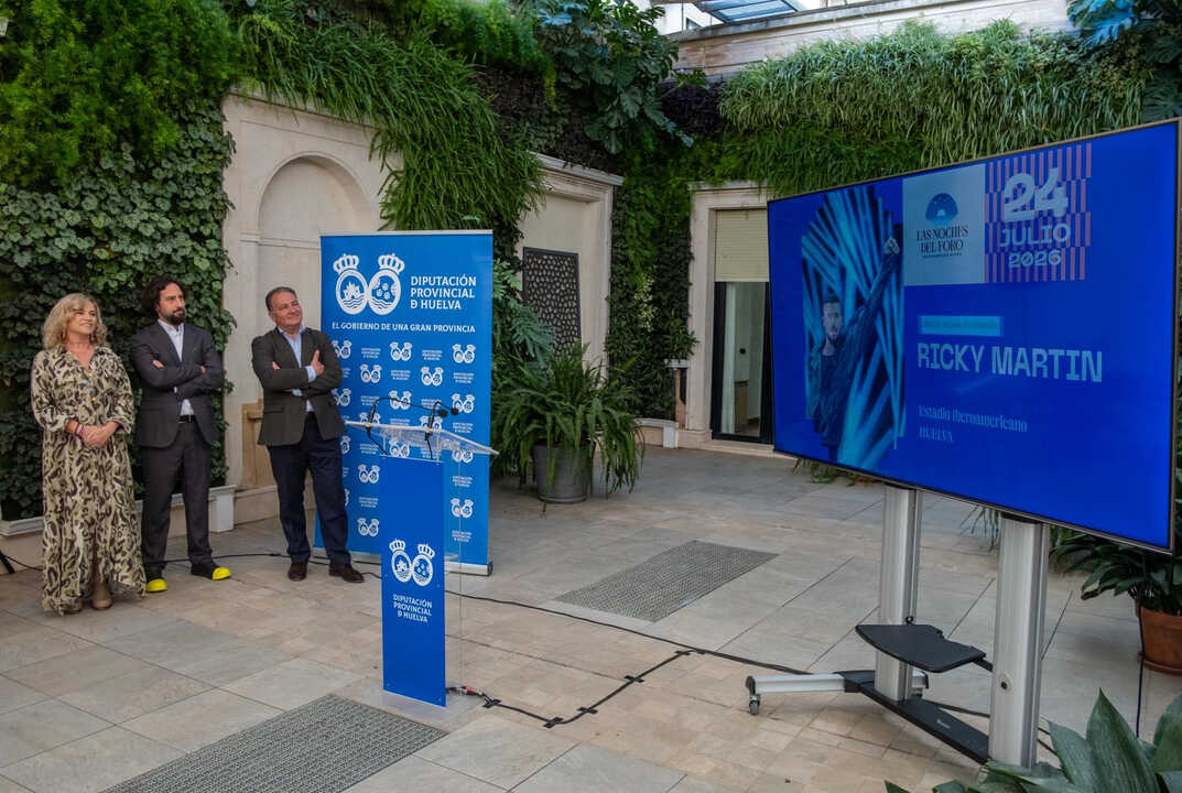 El artista internacional, Ricky Martín, actuará en Huelva