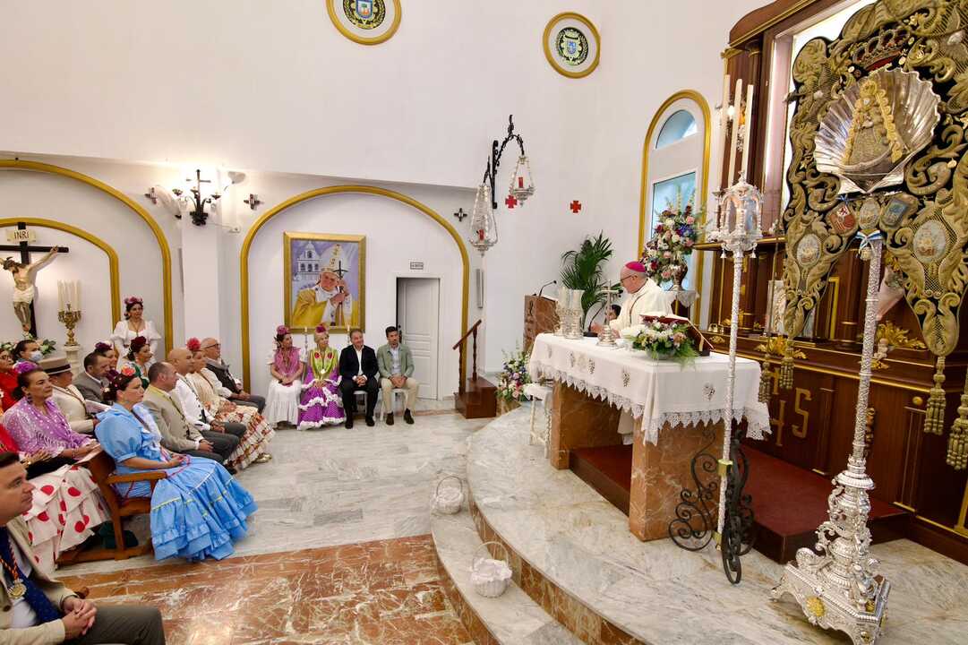 Misa de Romeros de la Hermandad de Emigrantes de Huelva. Fuente: Alberto Díaz