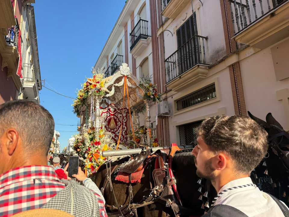 El Simpecado de Gibraleón en su salida