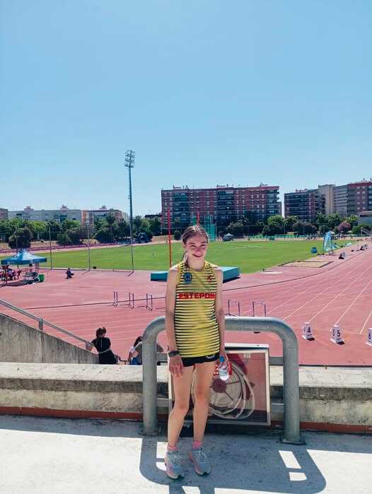 Magnífica participación de la onubense Regina Herruzo en el Campeonato de Andalucía. Fuente: Facebook Minas de Riotinto