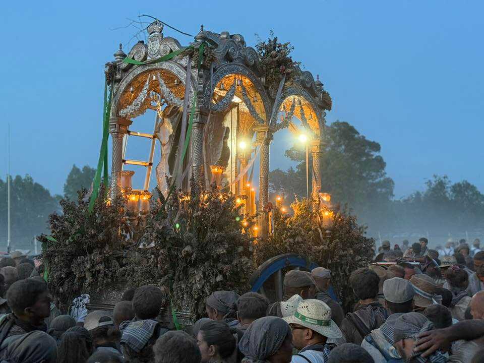 El Simnpecado de Huelva antes de entrar en la aldea