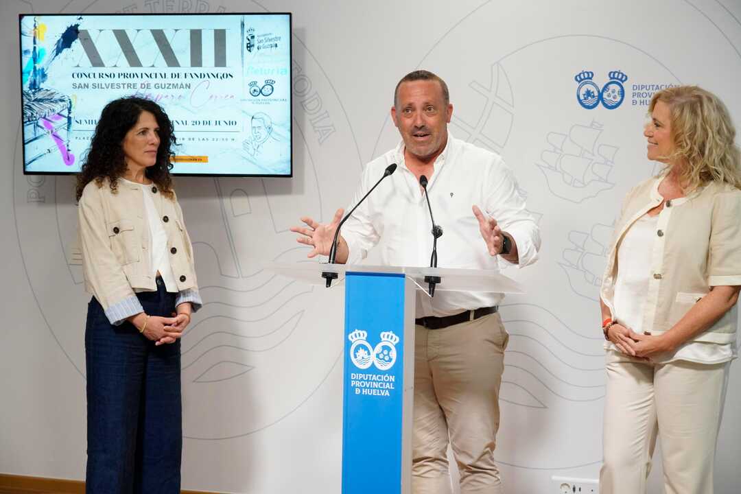 Presentación del XXXII Concurso Provincial de Fandangos “Amparo Correa”. Fuente: Diputación de Huelva